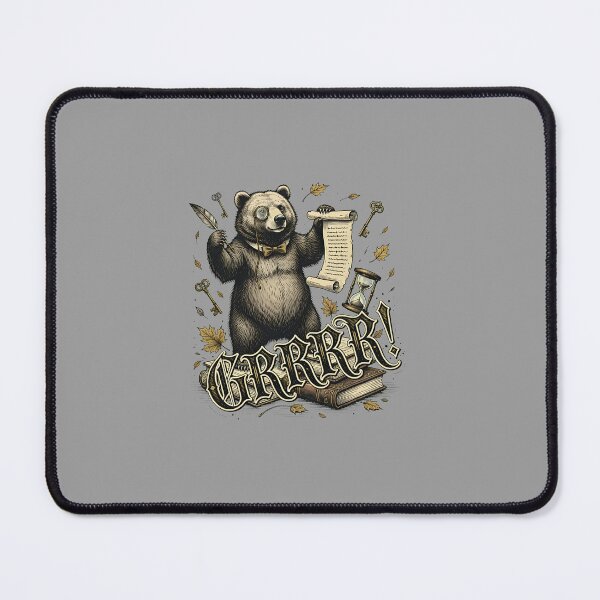 Item preview, Cute Grrr Bear Yelling Graphic-48 designed and sold by JustinWebx.
