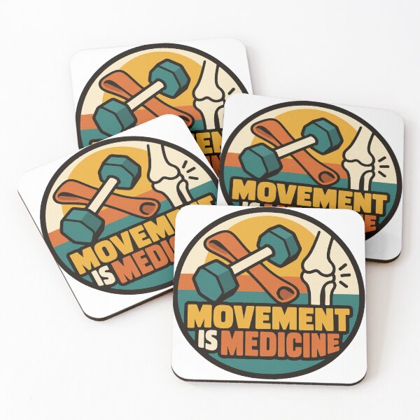 Item preview, Physical Therapist Gift - Movement Is Medicine designed and sold by RedRubyBubble.