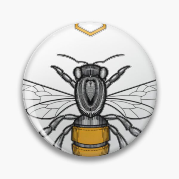 Item preview, Vintage Honeybee Hexagon Line Art designed and sold by Adelesloane.