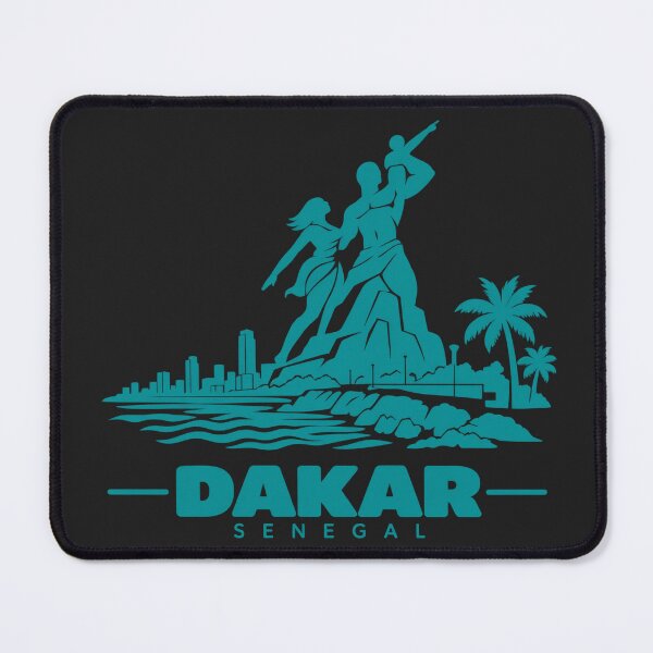 Item preview, Dakar Senegal Line Art Coastline Poster designed and sold by CMYKStudio.