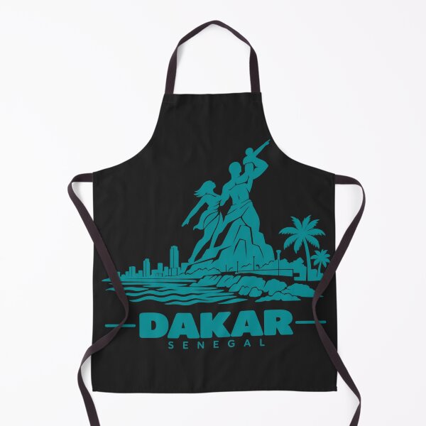 Item preview, Dakar Senegal Line Art Coastline Poster designed and sold by CMYKStudio.