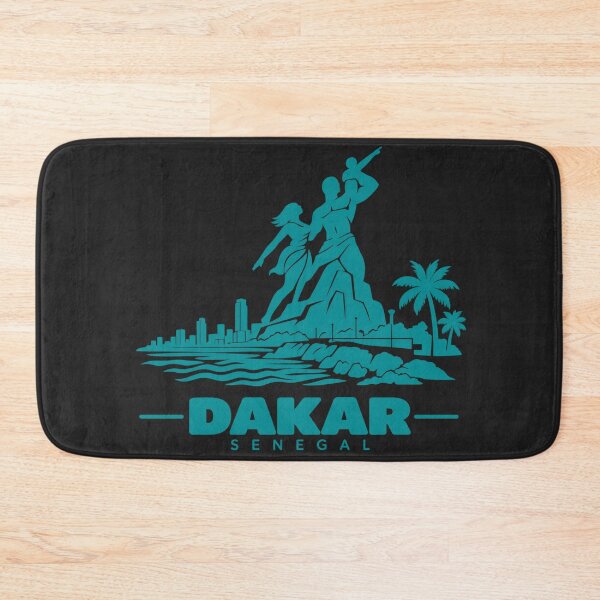 Item preview, Dakar Senegal Line Art Coastline Poster designed and sold by CMYKStudio.