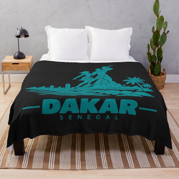 Item preview, Dakar Senegal Line Art Coastline Poster designed and sold by CMYKStudio.