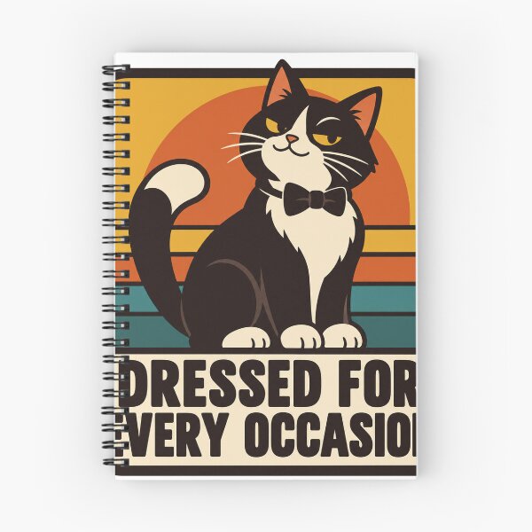 Item preview, Tuxedo Cat Gift - Dressed For Every Occasion designed and sold by RedRubyBubble.