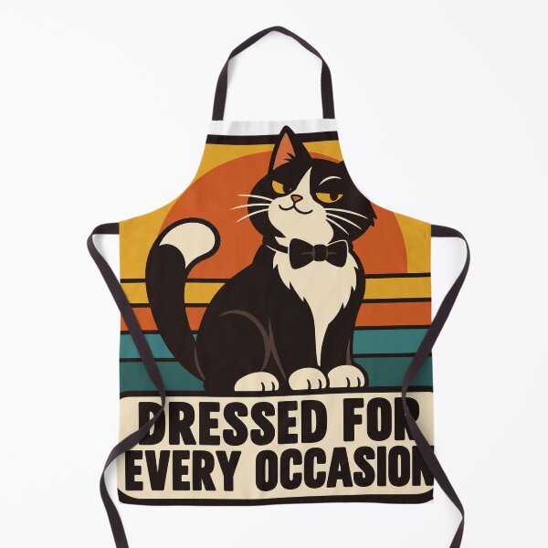 Item preview, Tuxedo Cat Gift - Dressed For Every Occasion designed and sold by RedRubyBubble.