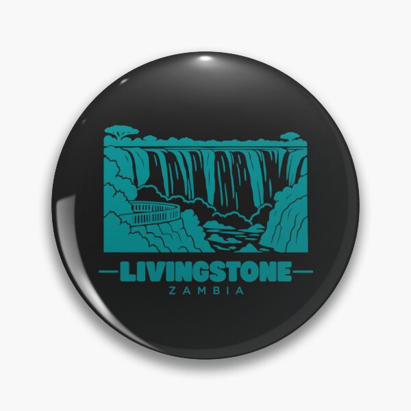 Item preview, Livingstone Zambia Line Art Landmark Poster designed and sold by CMYKStudio.