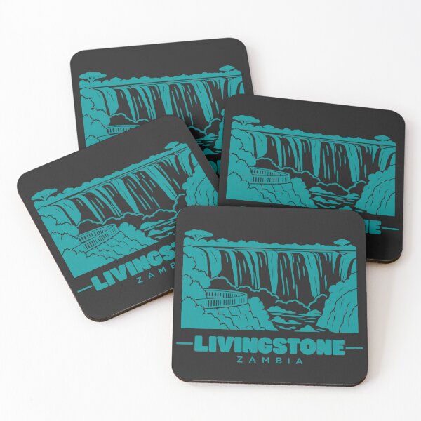Item preview, Livingstone Zambia Line Art Landmark Poster designed and sold by CMYKStudio.