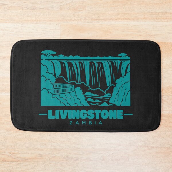 Item preview, Livingstone Zambia Line Art Landmark Poster designed and sold by CMYKStudio.