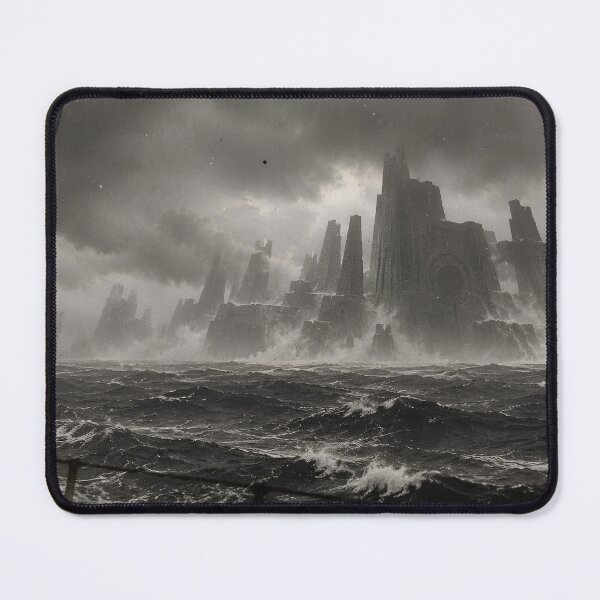Item preview, R'lyeh Rises | Lost 1925 Photograph of Cthulhu's Sunken City designed and sold by Extravanganzza.