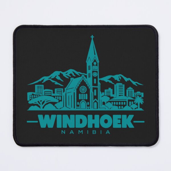 Item preview, Windhoek Namibia Line Art Skyline Poster designed and sold by CMYKStudio.