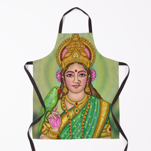 Item preview, Goddess Meenakshi Digital Drawing | Hindu Goddess Indian Art designed and sold by Harshit_Digital_Arts.
