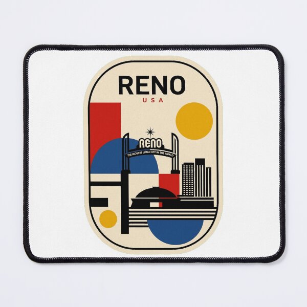 Item preview, Retro Reno Bauhaus Geometric Skyline designed and sold by k3rstman1.