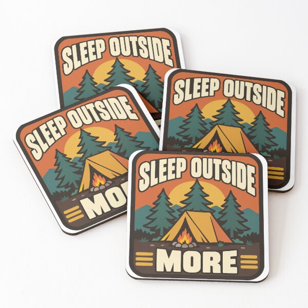 Item preview, Camping Gift - Sleep Outside More designed and sold by RedRubyBubble.