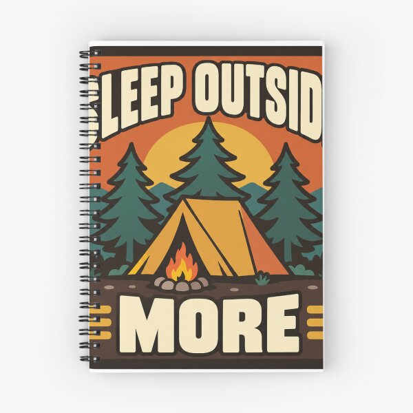 Item preview, Camping Gift - Sleep Outside More designed and sold by RedRubyBubble.