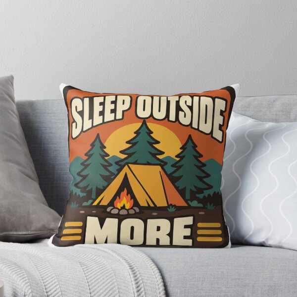 Item preview, Camping Gift - Sleep Outside More designed and sold by RedRubyBubble.
