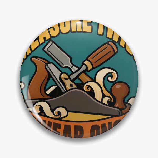 Item preview, Woodworking Gift - Measure Twice Swear Once designed and sold by RedRubyBubble.