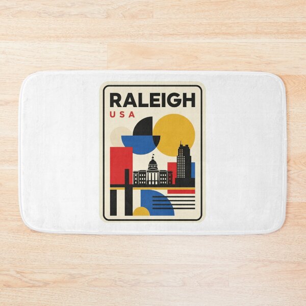 Item preview, Retro Raleigh Bauhaus Geometric Skyline designed and sold by k3rstman1.
