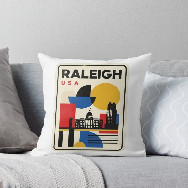 Item preview, Retro Raleigh Bauhaus Geometric Skyline designed and sold by k3rstman1.