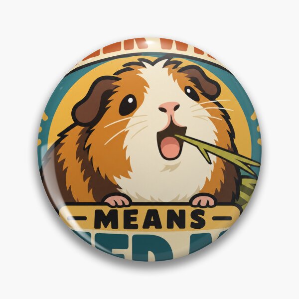 Item preview, Guinea Pig Gift - Wheek Wheek Means Feed Me designed and sold by RedRubyBubble.