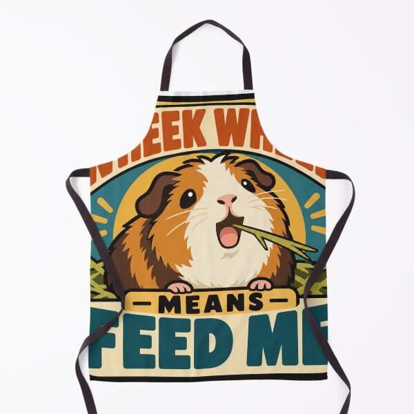 Item preview, Guinea Pig Gift - Wheek Wheek Means Feed Me designed and sold by RedRubyBubble.