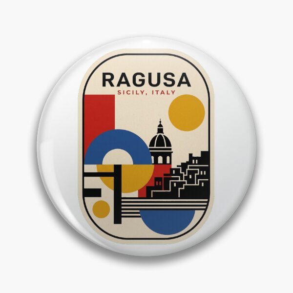 Item preview, Retro Ragusa Bauhaus Geometric Skyline designed and sold by k3rstman1.
