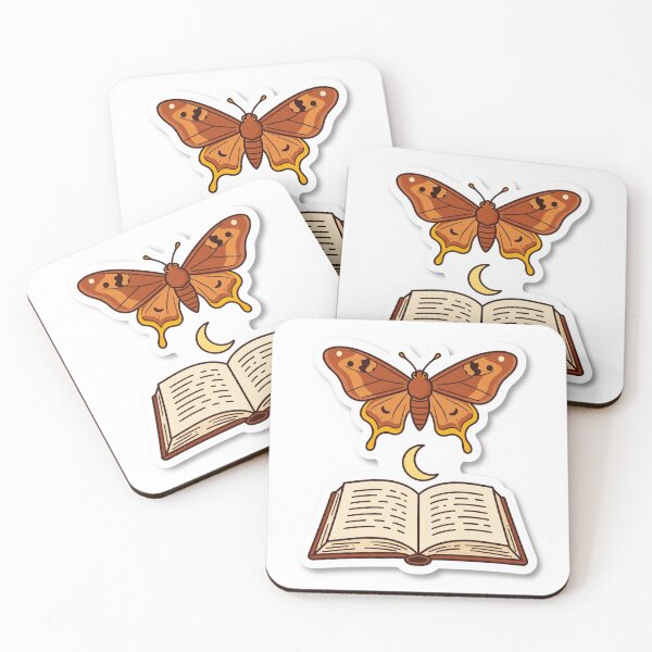 Item preview, Moon Moth Library designed and sold by chill-a-lot.