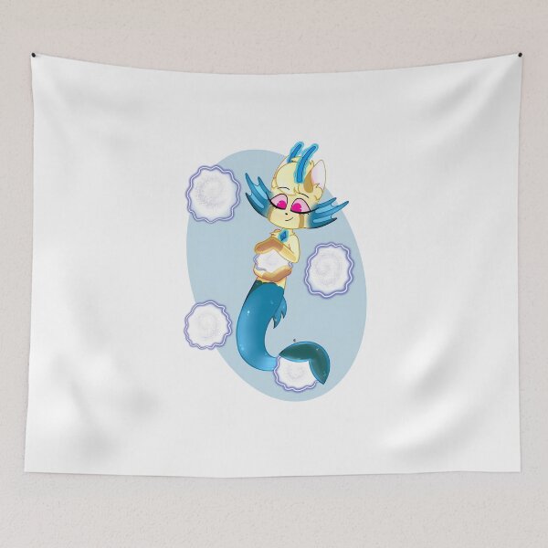 Item preview, Surreal Mer-Cat Glowing Orbs Cartoon designed and sold by Serolnekas.