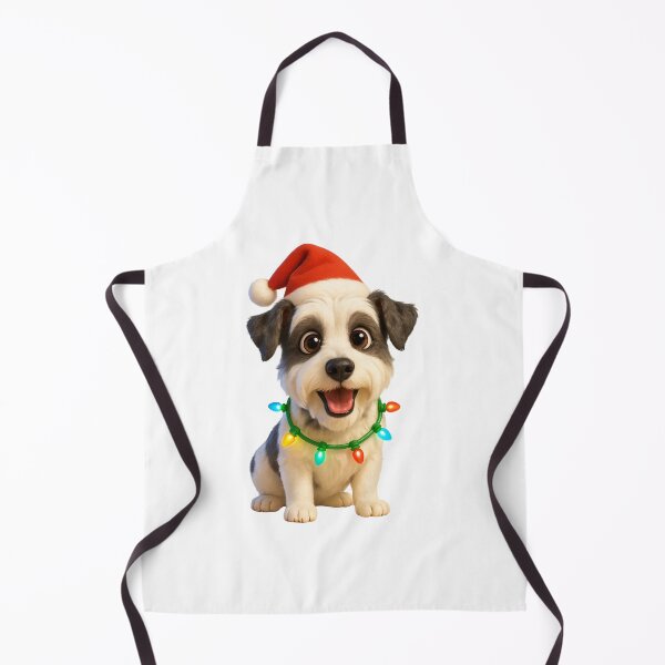 Item preview, Parti Schnauzer Dog Christmas Cheer designed and sold by Sillytoe.