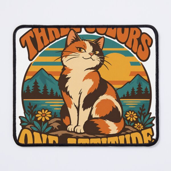 Item preview, Calico Cat Gift - Three Colors One Attitude designed and sold by RedRubyBubble.