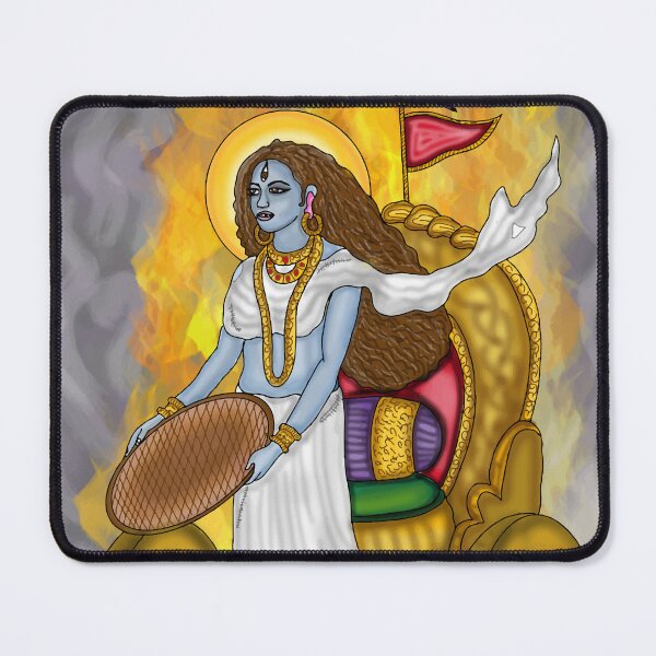 Item preview, Goddess Dhumavati Digital Drawing | Hindu Mahavidya Goddess Art designed and sold by Harshit_Digital_Arts.