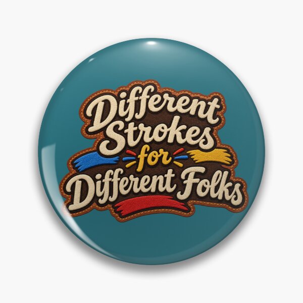 Item preview, Different strokes for different folks (Leather Patch Design)  designed and sold by TheFatherOfArt.