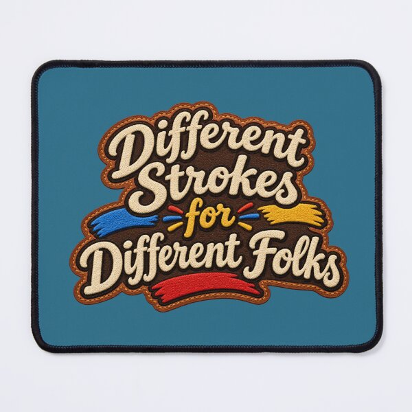 Item preview, Different strokes for different folks (Leather Patch Design) designed and sold by TheFatherOfArt.
