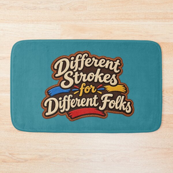 Item preview, Different strokes for different folks (Leather Patch Design)  designed and sold by TheFatherOfArt.