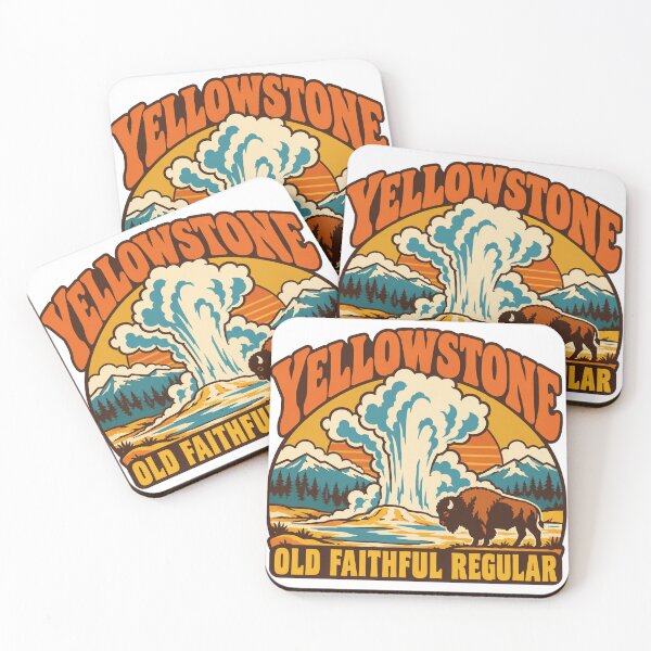 Item preview, Yellowstone Gift - Old Faithful Regular designed and sold by RedRubyBubble.