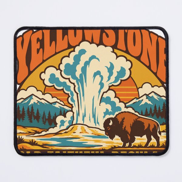 Item preview, Yellowstone Gift - Old Faithful Regular designed and sold by RedRubyBubble.