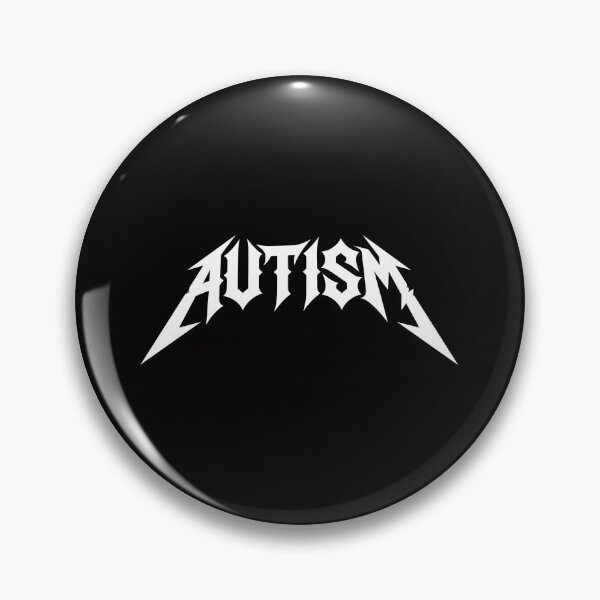 Item preview, Autism Metal Logo  designed and sold by mac-lux.
