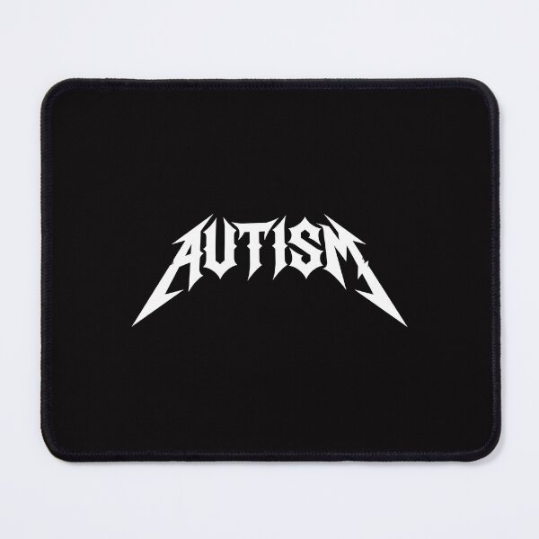 Item preview, Autism Metal Logo designed and sold by mac-lux.