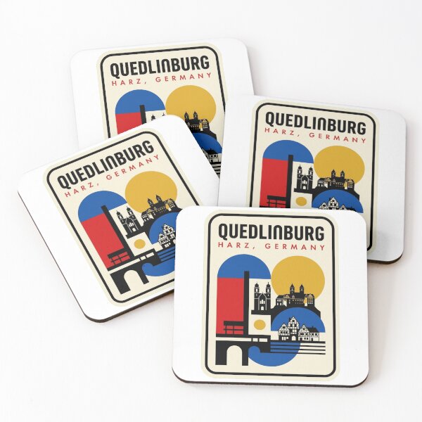 Item preview, Retro Quedlinburg Bauhaus Geometric Skyline designed and sold by k3rstman1.