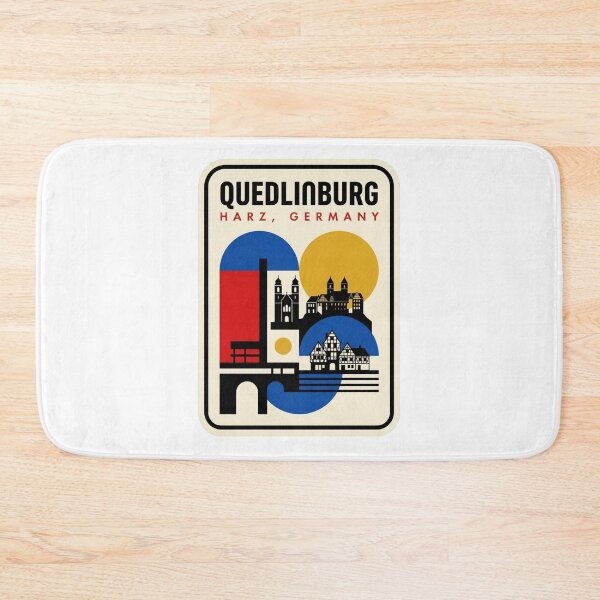 Item preview, Retro Quedlinburg Bauhaus Geometric Skyline designed and sold by k3rstman1.
