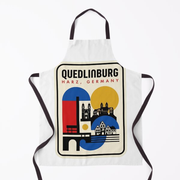 Item preview, Retro Quedlinburg Bauhaus Geometric Skyline designed and sold by k3rstman1.