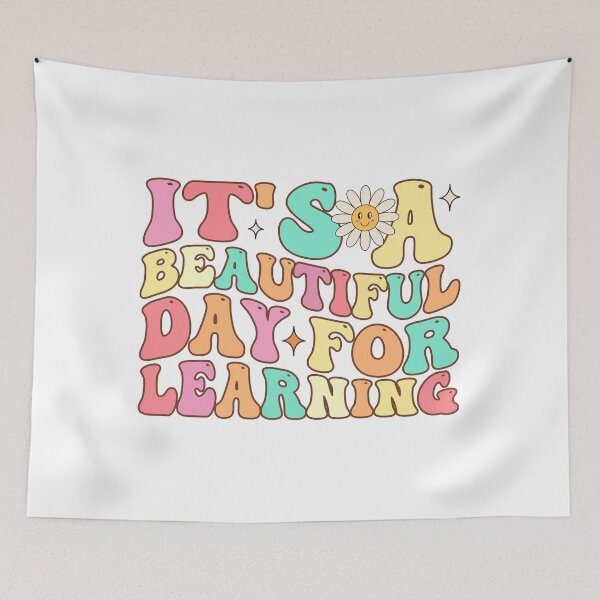 Item preview, Teacher Motivation - It's Beautiful Day for Learning designed and sold by Artful Paws.