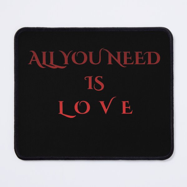 Item preview, all you need is love retro elegant burgundy red typography designed and sold by stileepensieri.