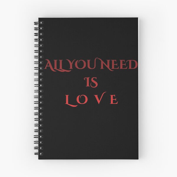Item preview, all you need is love retro elegant burgundy red typography designed and sold by stileepensieri.