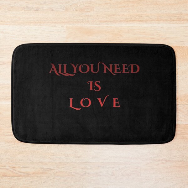 Item preview, all you need is love retro elegant burgundy red typography designed and sold by stileepensieri.