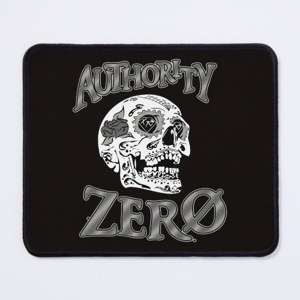Item preview, Authority Zero Skull Graphic Monochrome Art designed and sold by mac-lux.