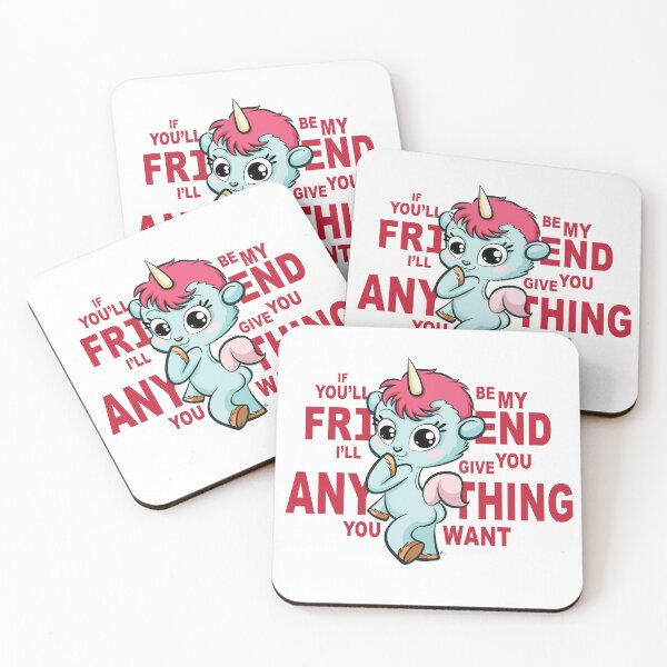 Item preview, Be My Friend designed and sold by nocturnallygeekyme.
