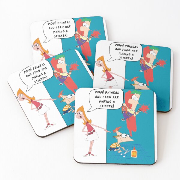 Item preview, Phineas and Ferb are Making A Sticker designed and sold by K-Dia.