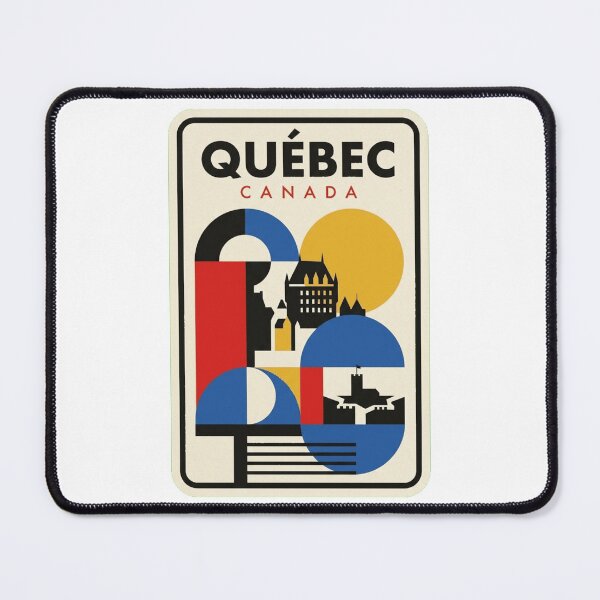 Item preview, Retro Québec Bauhaus Geometric Skyline designed and sold by k3rstman1.