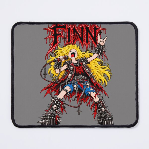 Item preview, Finn – Heavy Metal Hero designed and sold by VIC ART.