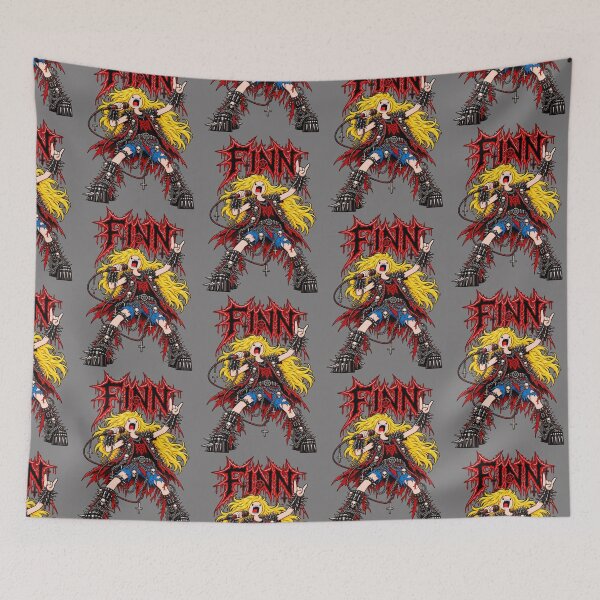 Item preview, Finn – Heavy Metal Hero designed and sold by VIC ART.